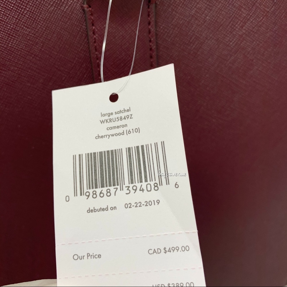 Kate spade Cameron large satchel cherrywood wallet - Picture 7 of 8